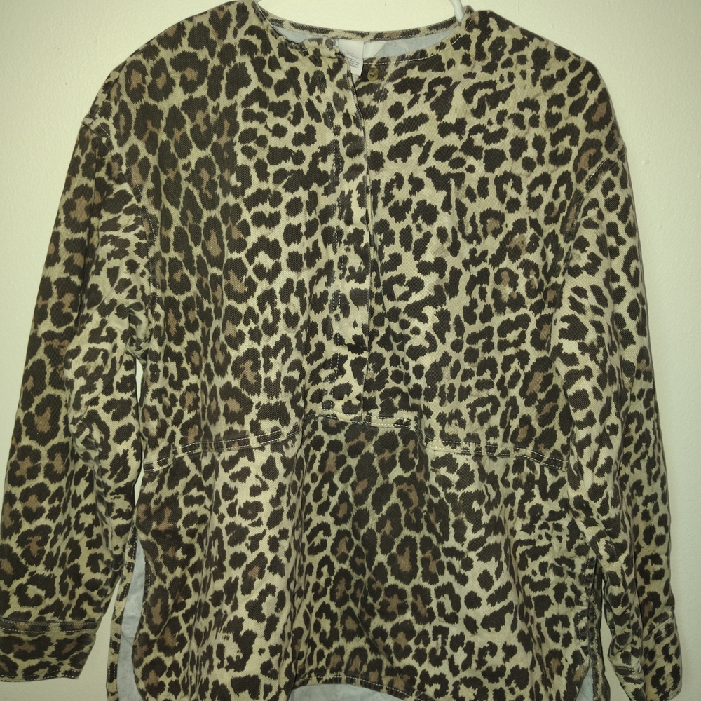 Leopard Print Women's Top